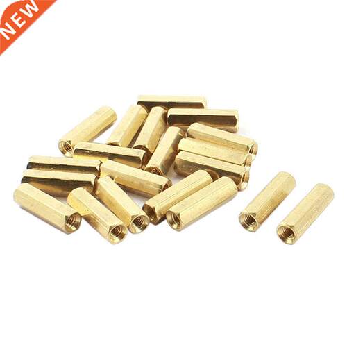 20pcs M3 x 16 mm Female Thread Brass Standoff Hexagonal Spac