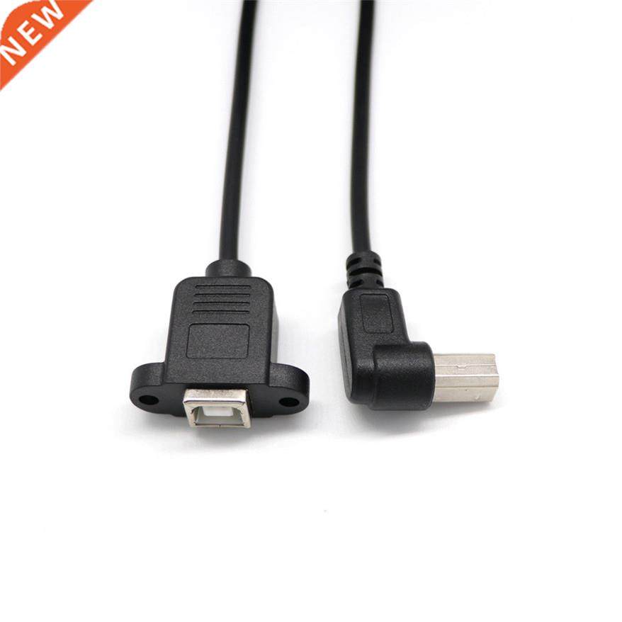 50cm USB 2.0 B Male to USB B Female Socket Printer Panel Mou
