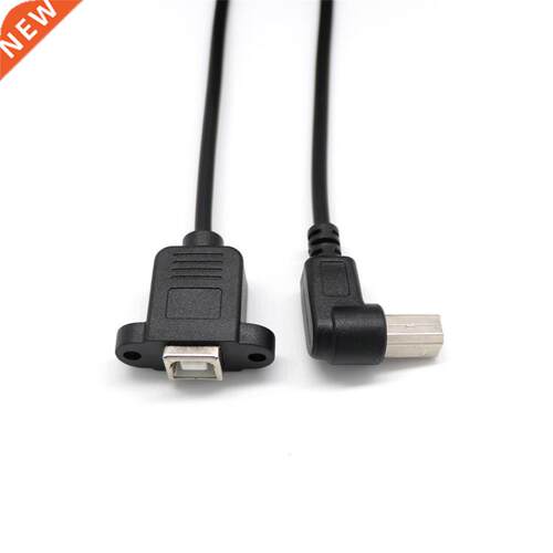 50cm USB 2.0 B Male to USB B Female Socket Printer Panel Mou