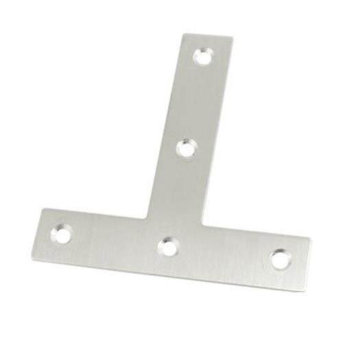 5 Pcs Plate Corner Brace Flat T Shape Repair Bracket 80mmx80