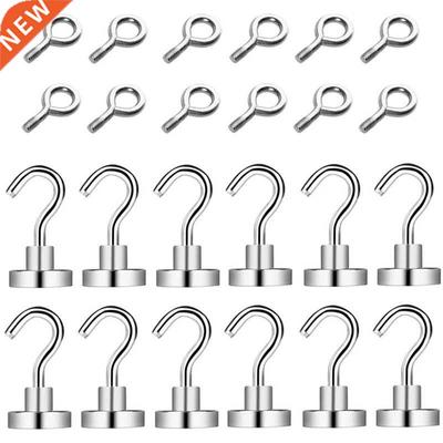 Magnetic Hooks Heavy Duty Earth Magnets with Hook for Refrig