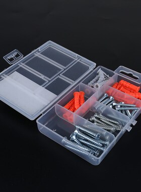 62pcs Screw Set Wall Anchor Plugs Small Screws Expansion Tub