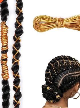 Dreadlock Braids Hair Accessories Silver Gold Braiding Hair