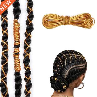 Dreadlock Braids Hair Accessories Silver Gold Braiding Hair