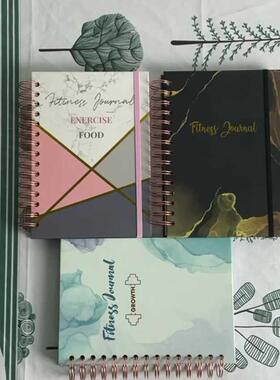 Fitness Schedule Book For Personal Diet Diary I Health Exerc