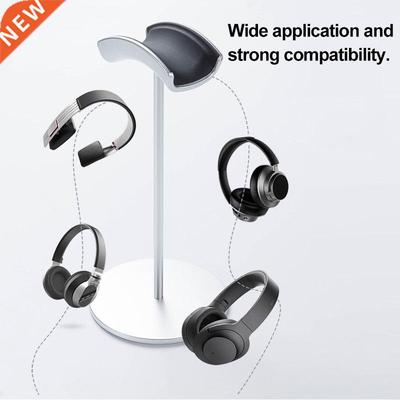 U-Type c Aluminum Headphone Stand Rack Soft Leather Tray S