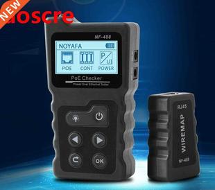 NF-488 Network Cable Tester Lan tester LCD PoE Checker Inlin