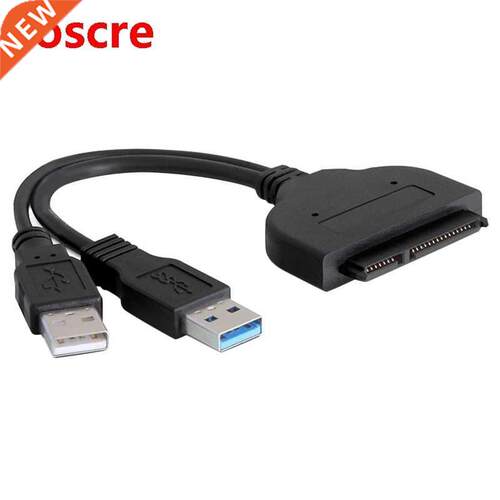 USB3.0 Easy Drive Cable Dual-Head USB3.0+USB2.0 to SATA 22Pi