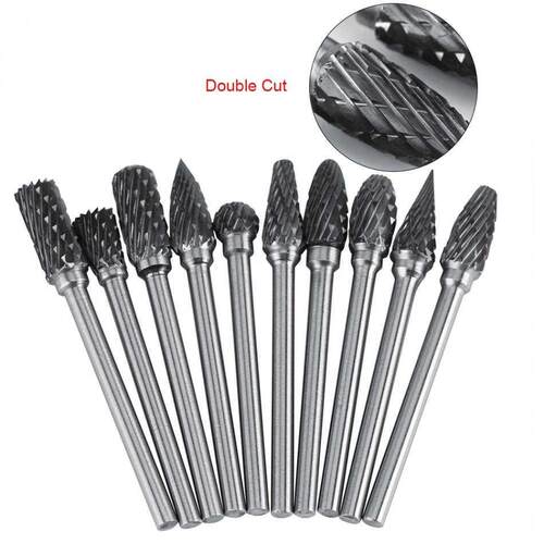 Wholesale 10pcs/Lot Tungsten Caride Steel Rotary Files urr