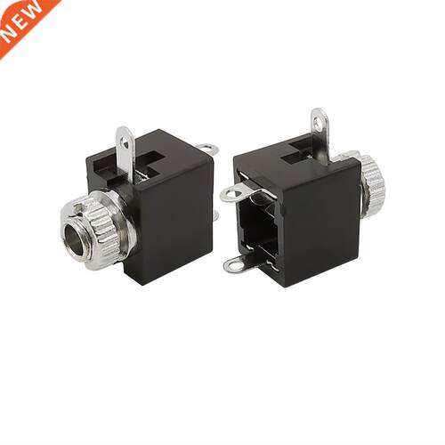 5Pcs PJ201M Female Audio Jack Socket Connector Mono Channel
