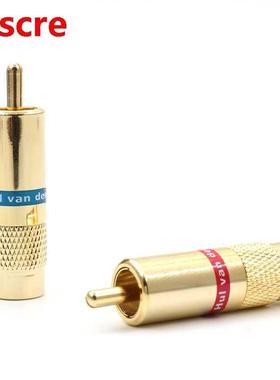 4pcs Van den Hul C-8.4 RCA Plugs Audio RCA jack with  VDH