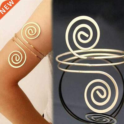 Arm Bracelet justable Silver Gold color Arm Cuff Bangle Fa