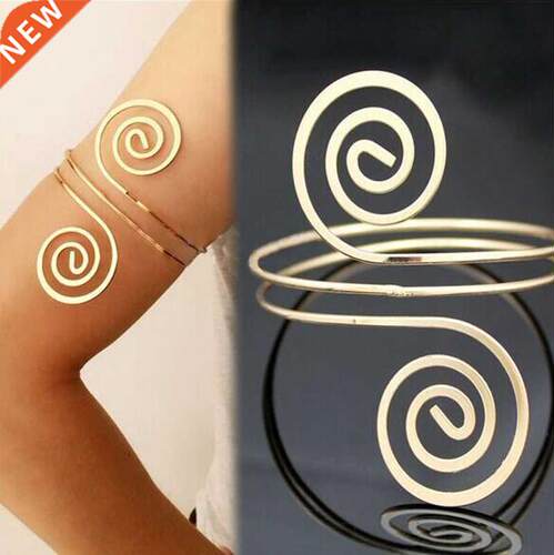 Arm Bracelet justable Silver Gold color Arm Cuff Bangle Fa