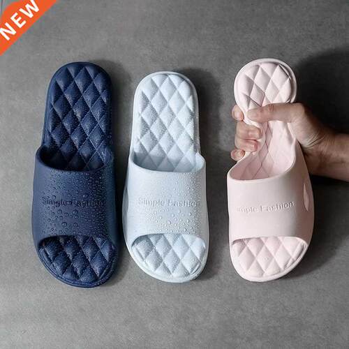 2021 Bathroom Shower Slippers For Women Summer Soft Sole Hig