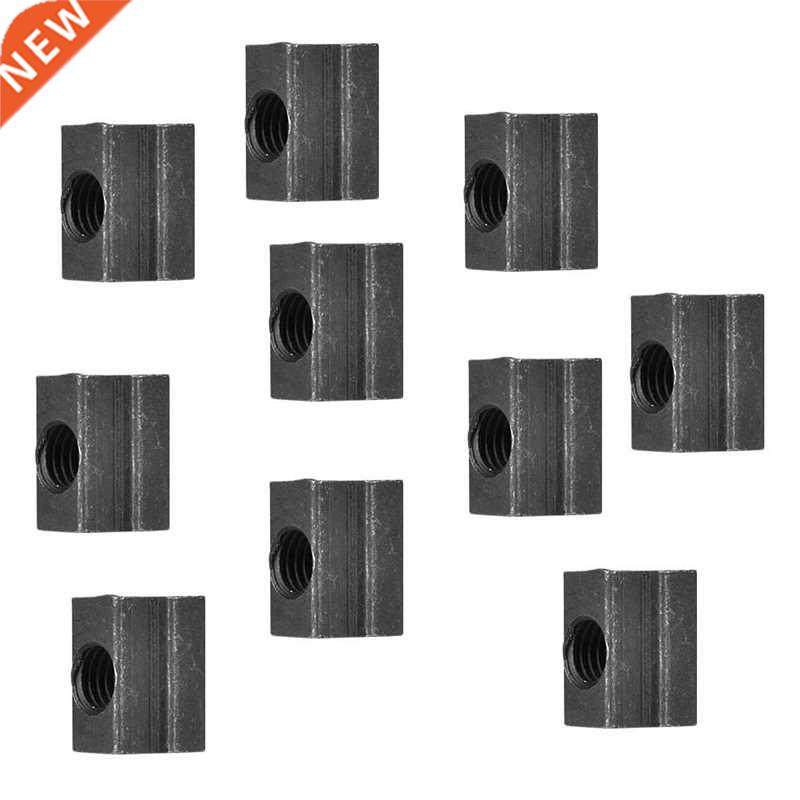 10 T-Nuts with M8 Threaded T-Nuts Made of 45 Steel Installed