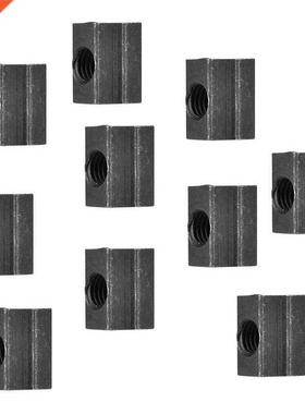 10 T-Nuts with M8 Threaded T-Nuts Made of 45 Steel Installed