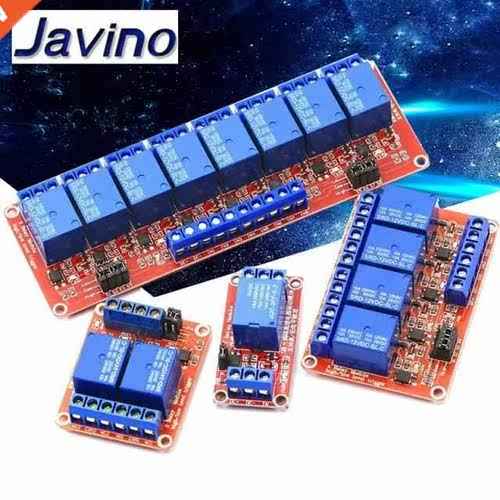 5V 1 2 4 8way 5V relay module with optocoupler isolation to