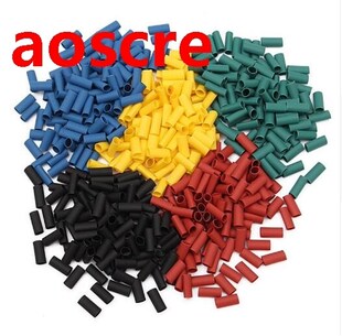 500Pcs 10mm Black 21 Polyolefin Halogen-Free Heat Shrink Tu