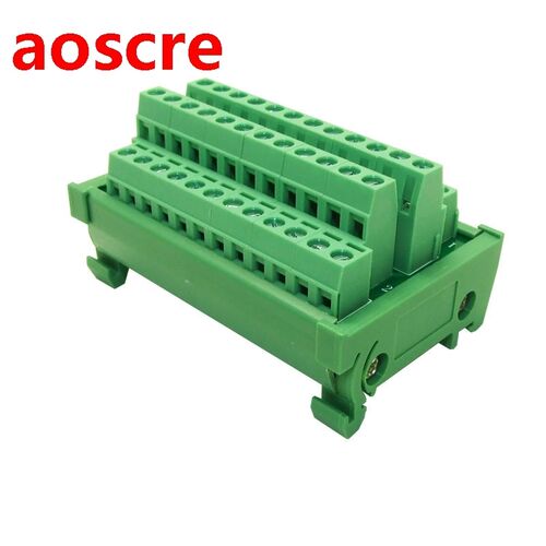 DIN Rail Mount 24 channels power supply distribution termina