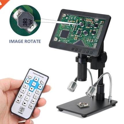 Digital Microscope 7 Inch 26MP 1080P Microscope 300x Max Mag