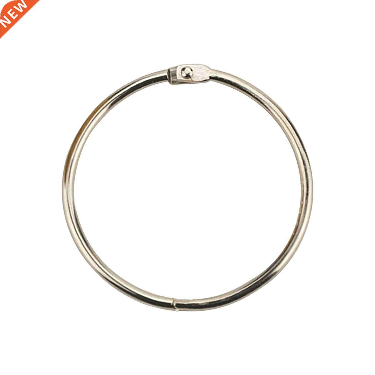 20pcs Office Hoops Book Binder Album Accessories DIY Keychai