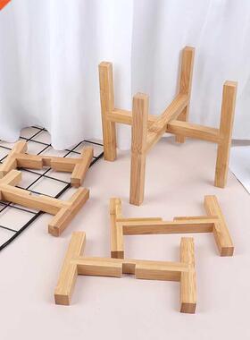 Plant Stand Shelf Wood Planter Pot Trays Flower Pot Rack Str