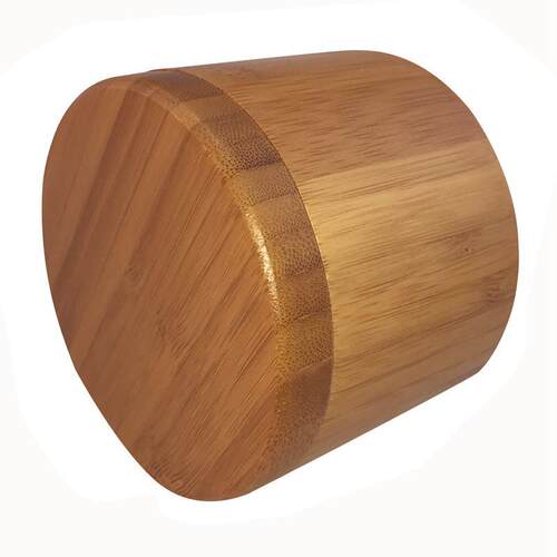 Salt Box, Bamboo Storage Box with Magnetic Swivel Lid, &quot
