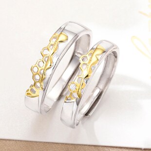 S925 Sterling Silver Prevent Allergy Never Fade Love Pairs R