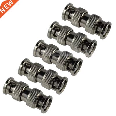 5 PCS BNC Coax Coaxial Male to Male Coupler Adapter Connecto