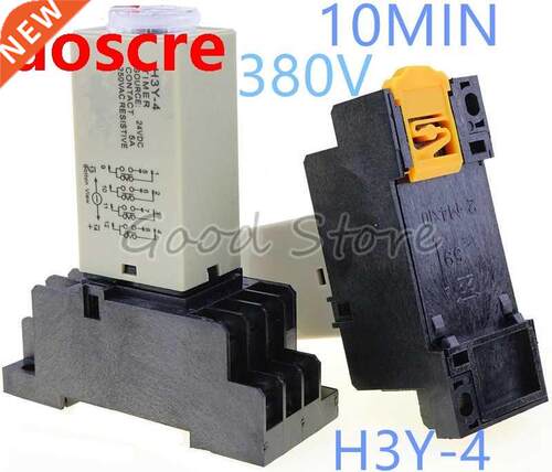 1SET H3Y-4 0-10min 380V Time relay power delay controller S