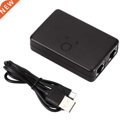Mini 2 Port RJ45 Lan Hub Network Switch Box Computer Etherne