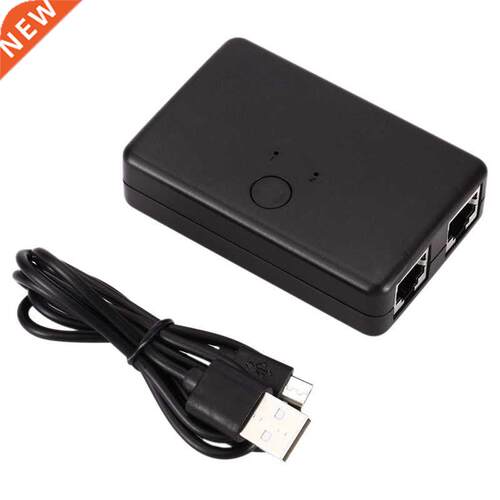 Mini 2 Port RJ45 Lan Hub Network Switch Box Computer Etherne