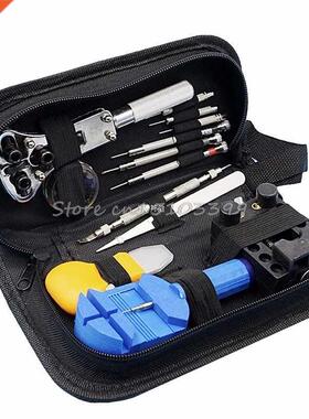 Black Multi-functional Canvas Watch Repair Portable Tool Bag