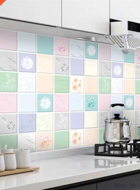 Kitchen Oil-proof Self Adhesive Wallpaper Wall Stickers Anti