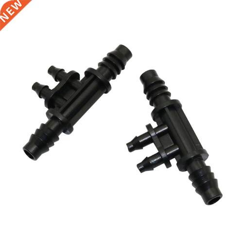 Barbed 8/11mm To 4/7mm Hose Connectors Four-Way Garden Water