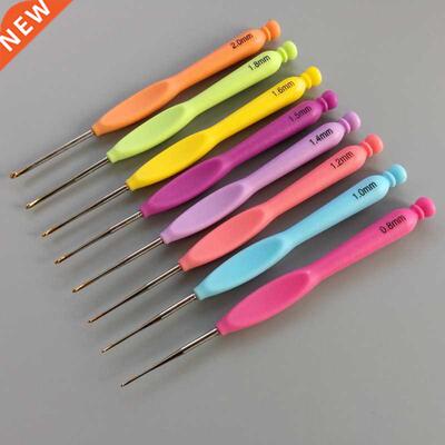 8pcs/set Crochet Hook 0.8-2.0mm Aluminum Crochet Needles wit