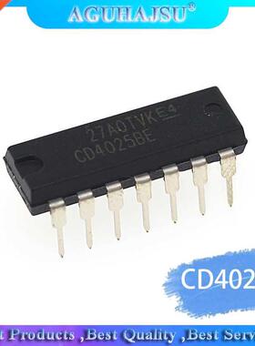 10pcs/lot CD4025 CD4025BE line DIP14 new original