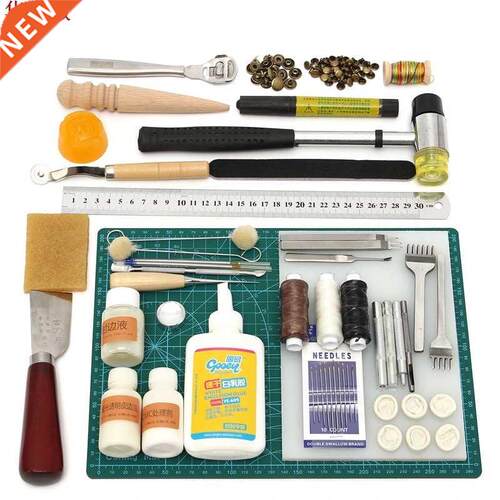 Professional Leather Craft Tools DIY Hand Sewing Stitching P