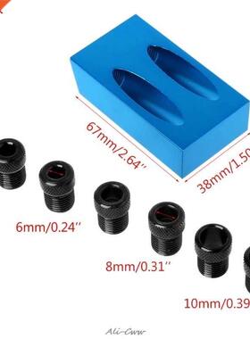 Kit de gabarit de trou de poche 6/8/10mm adaptateur d	ang