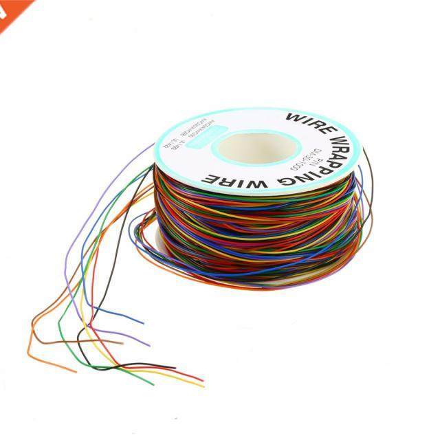 30 AWG Wrapping Wire 0.25mm Tin Plated Copper 8-Colored Wire