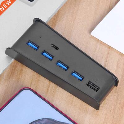 For Ps5 Usb Hub 6 In 1 Usb Splitter Expander Hub Adapter Wit
