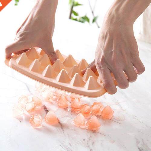 2pcs Ice Cube Molds 18-Ice Silicone Flexible Ice Trays with