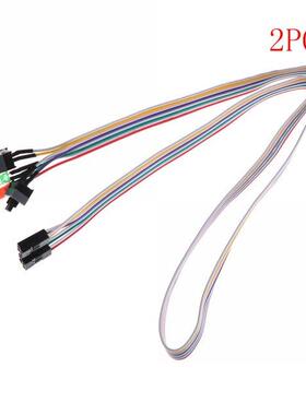 2pcs/Lot PC Case Red Green LED Lamp ATX Power Supply Reset H