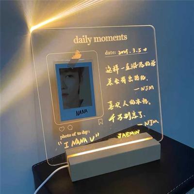 Creative US Acrylic Daily Moments Photo Memo Message oard