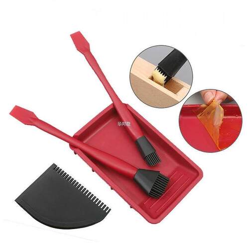 4Pc Silicone rush Tool Kit Washfree Glue rush Soft Glue