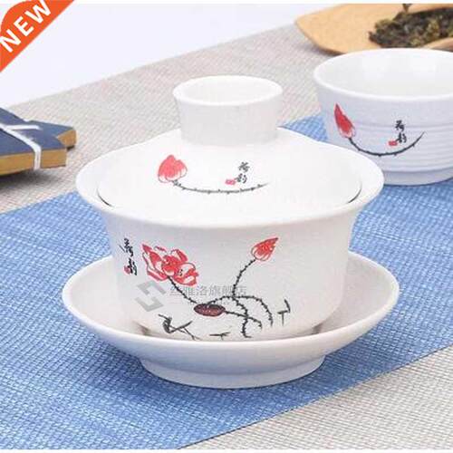Hand Painted Rich Fish Ceramic Porcelain Gaiwan Chinese Teas