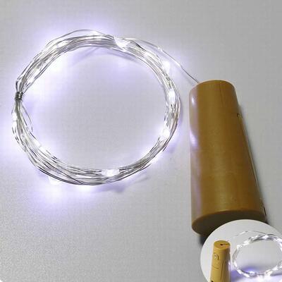 2M Cork Shaped ottle Stopper Lp Glass Wine Silver Copper