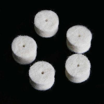 100Pcs Wool Felt Polishing ing Pad 1mm + 2 Shank For Grindi