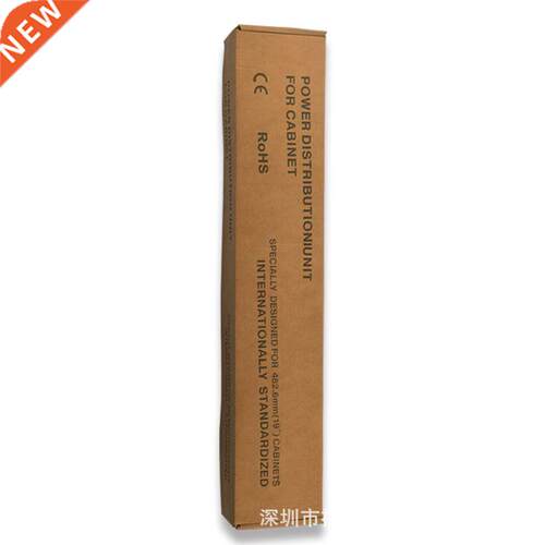 1U PDU 8 Outlet Metal Power Strip Surge Protector 250V 10A 2