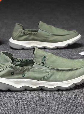 2022 New Old Beijing Cloth Men's Loafers Shoes Spring an